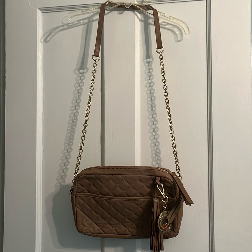 Issac Mizrahi Quilted Leather Shoulder Bag